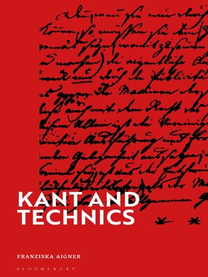 cover image of Kant and Technics